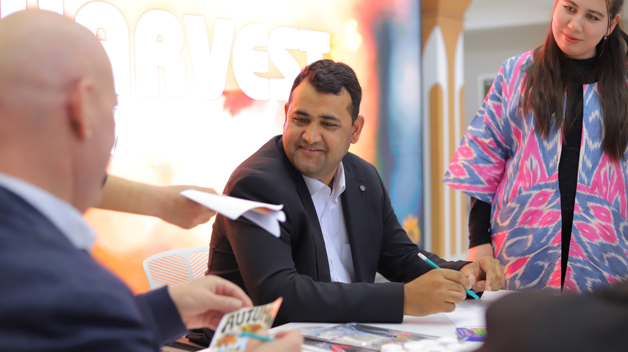 We are sharing photos from the Harvest Festival held at our university.