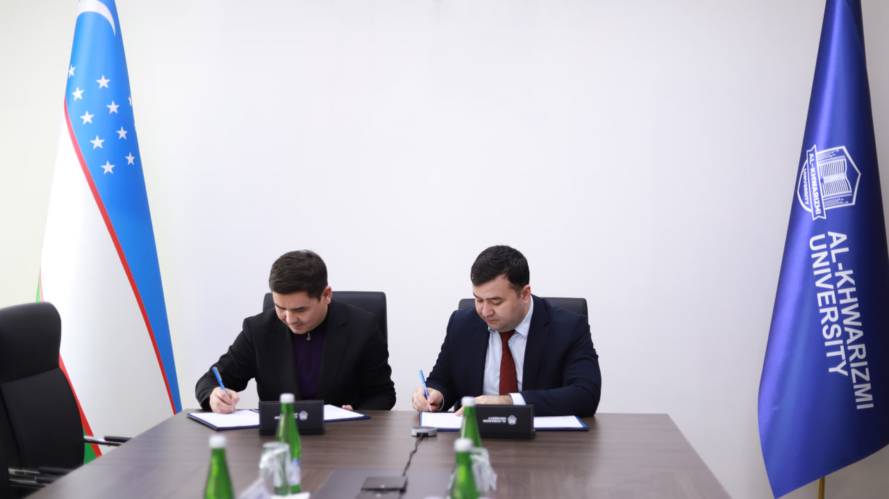 A cooperation memorandum has been signed between Al-Khwarizmi University and AloqaBank.
